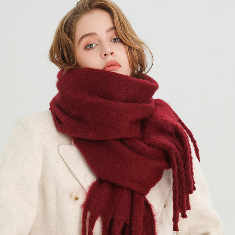 Winter Scarf for Women Cashmer - Woven Scarf Blanket avaliação e preço