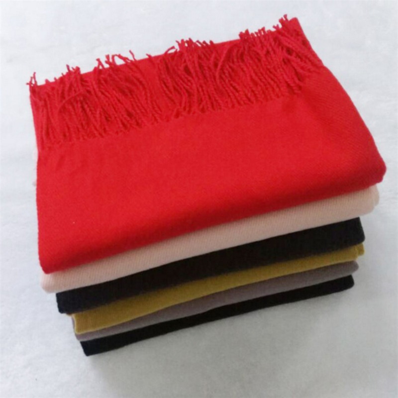 Autumn And Winter Solid Color  - Muffler Men Wool avaliação e preço