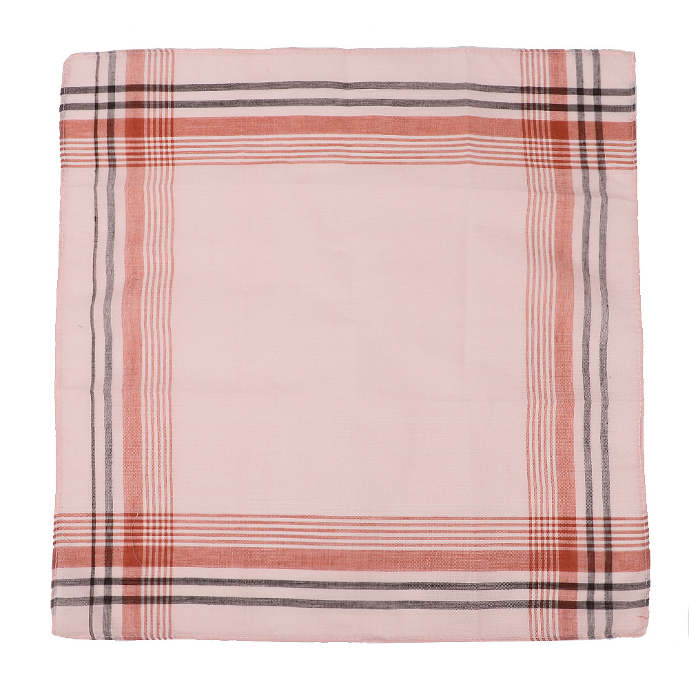6pcs Men's Mixed Color Plaid S - Handkerchief Cotton Men avaliação e preço