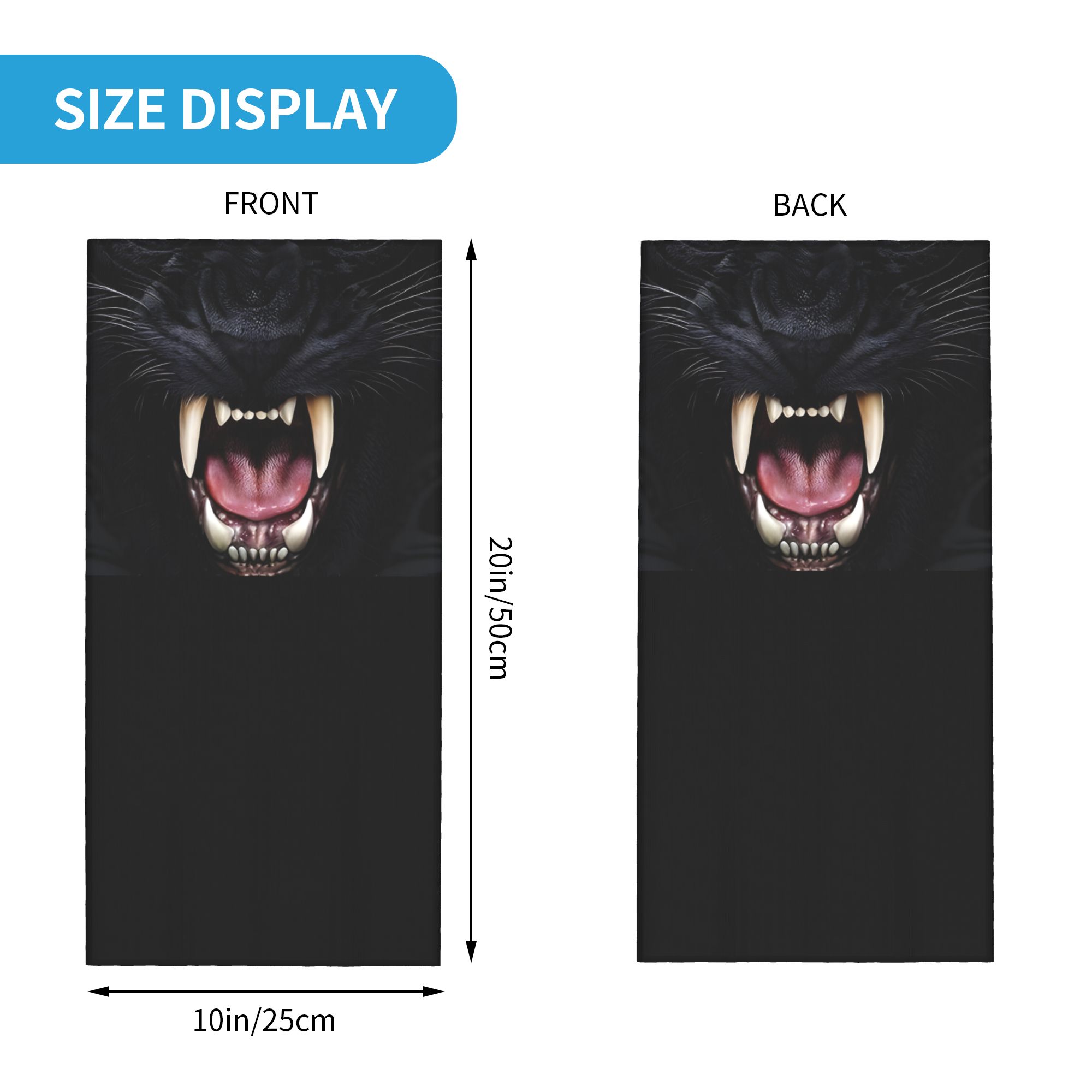 Custom Black Panther Animal He - Neck Warmer Tube avaliação e preço
