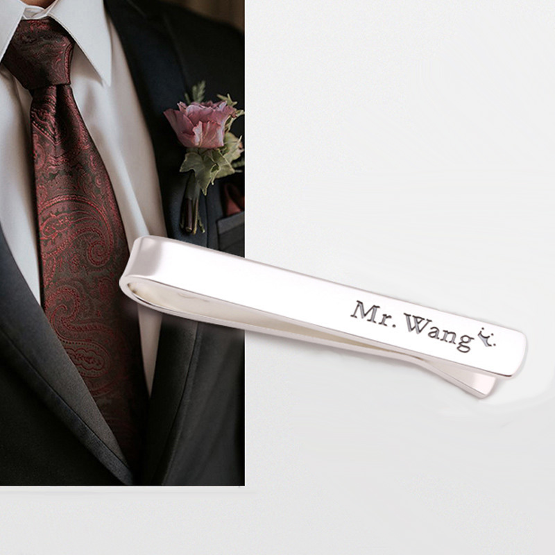 Amxiu Custom Name 925 Sterling - Tie Clip Silver avaliação e preço