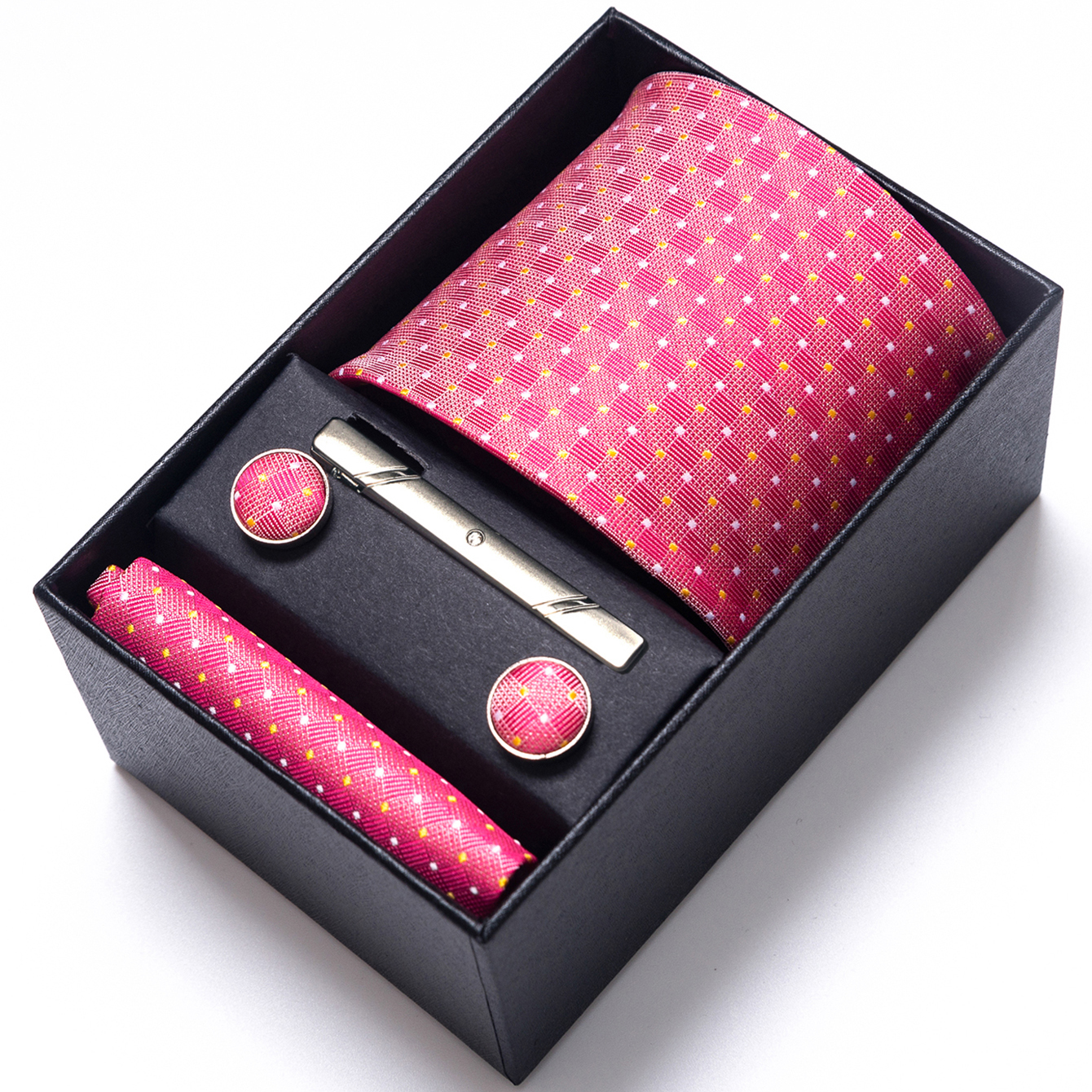 Bright Color Paisley Men's Tie - Pocket Square Set avaliação e preço