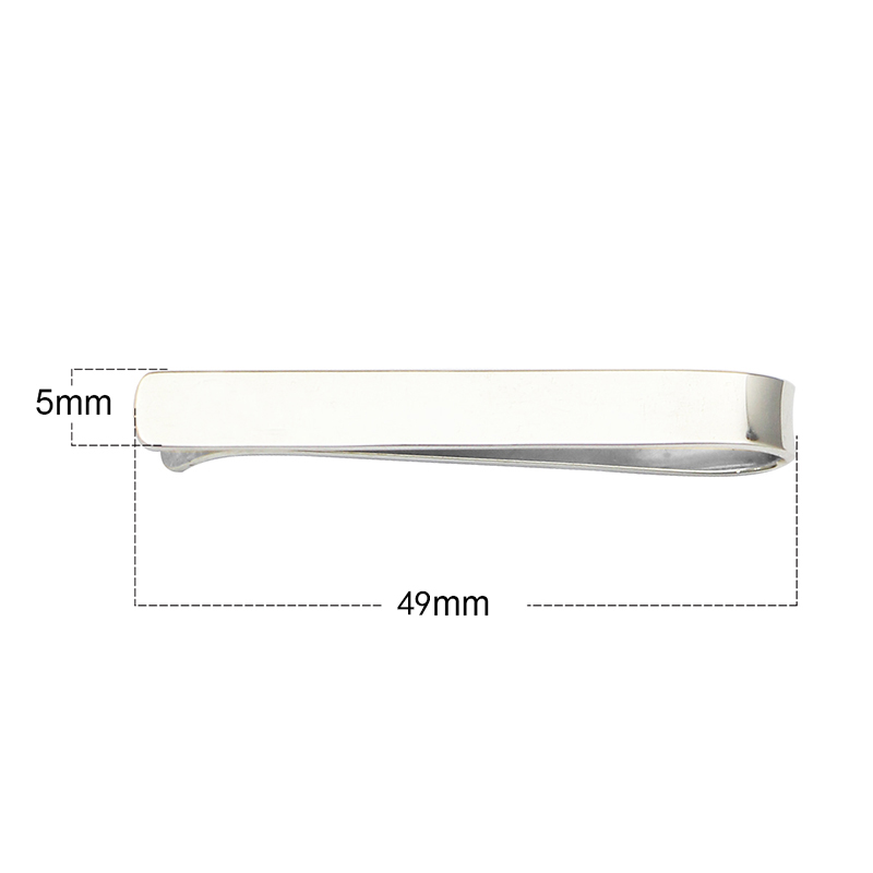 Beadsnice Pure 925 Sterling Si - Tie Clip Silver avaliação e preço