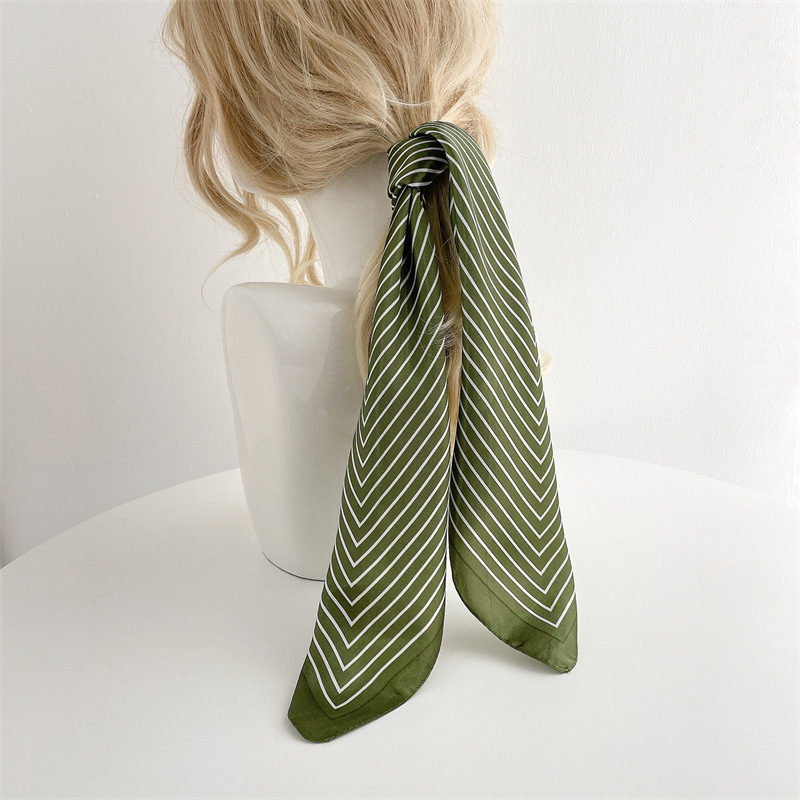 Luxury Stripe Silk Square Scar - Silk Tie Striped avaliação e preço