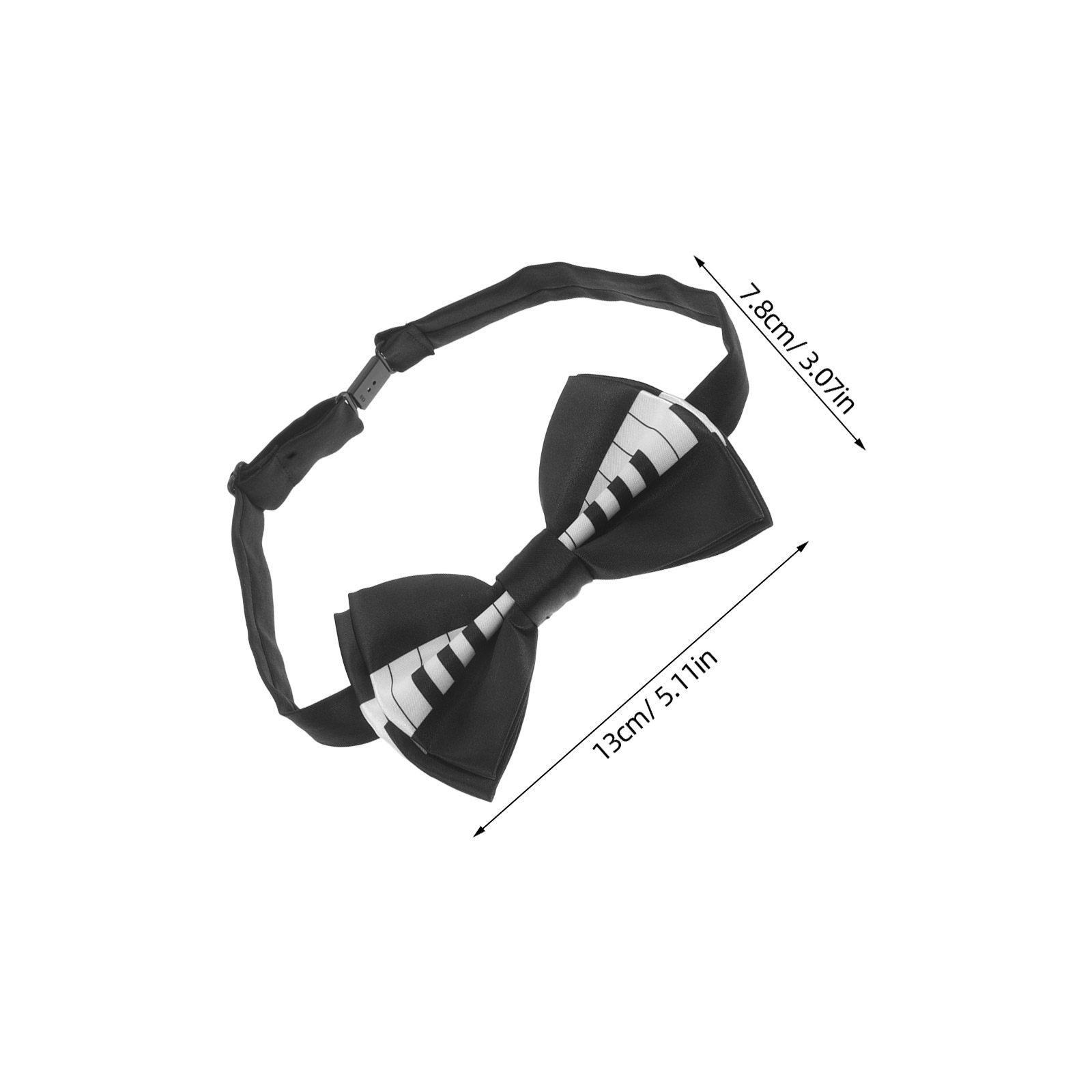 3Pcs Music Bow Tie Set Piano K - Bow Tie Pre Tied avaliação e preço