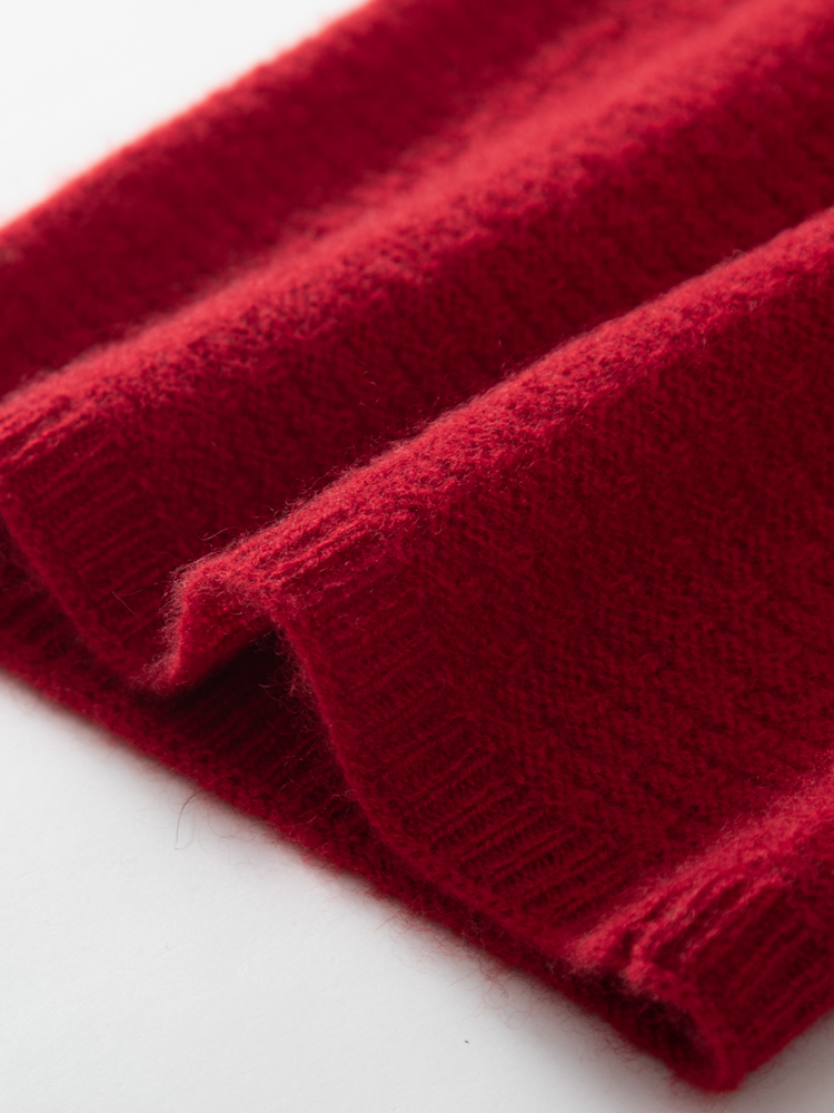 100% Pure Cashmere Waffle Knit - Infinity Scarf Knit avaliação e preço