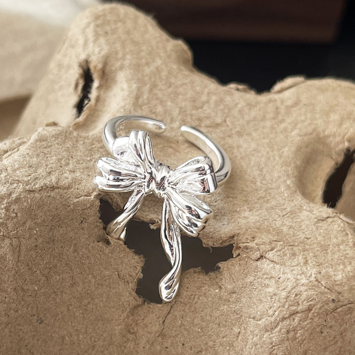 925 Sterling Silver Rings For  - Tie Clip Silver avaliação e preço