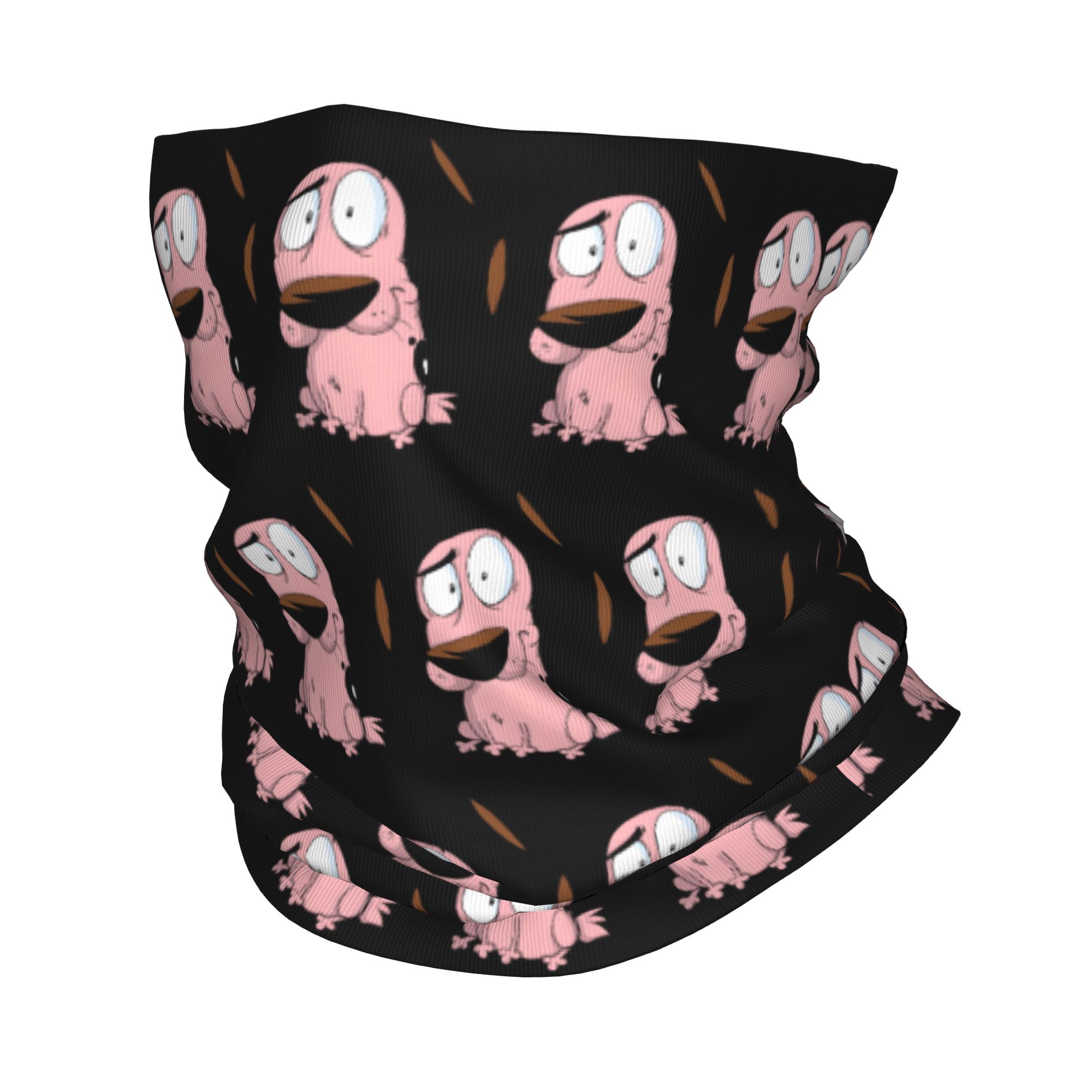 Custom Cartoon Courage Dog Win - Neck Warmer Tube avaliação e preço