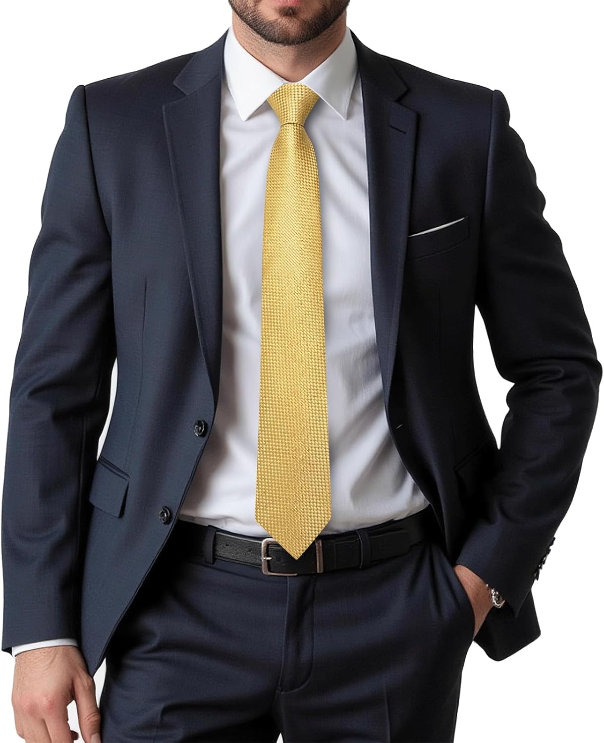 Floral Silk Tie Set with Pocke - Pocket Square Set avaliação e preço