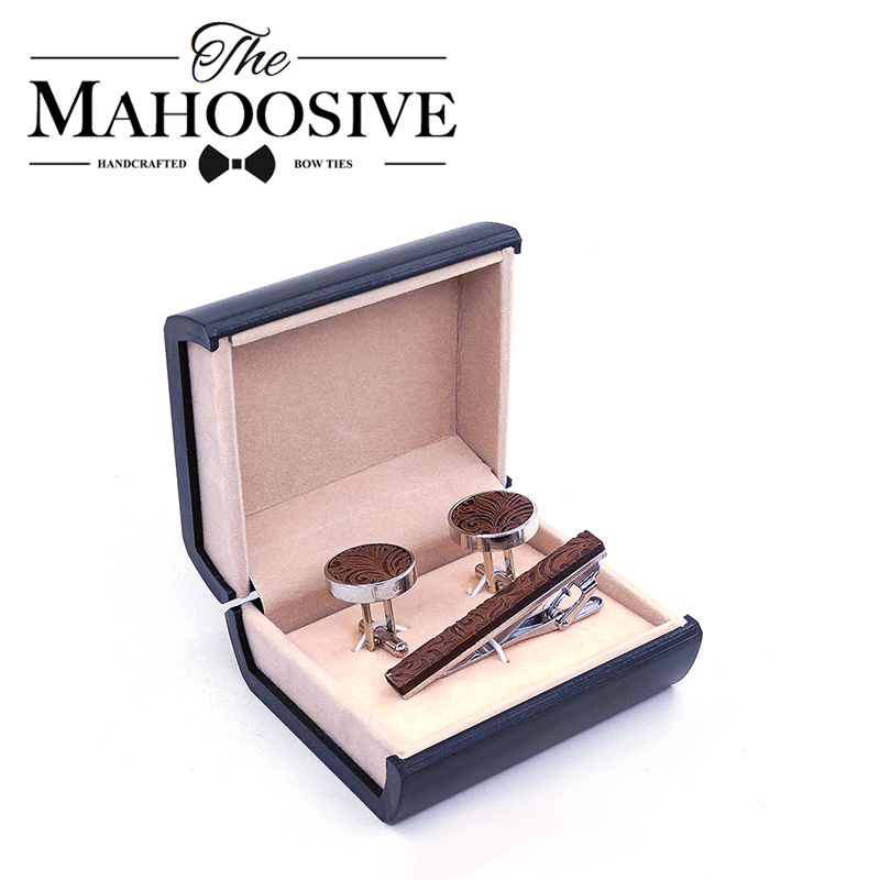 2019 CUFFLINKS TIE CLIPS SET M - Tie Bar Set Gift avaliação e preço