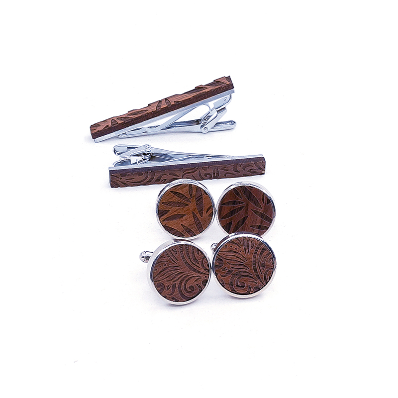 2019 CUFFLINKS TIE CLIPS SET M - Tie Bar Set Gift avaliação e preço