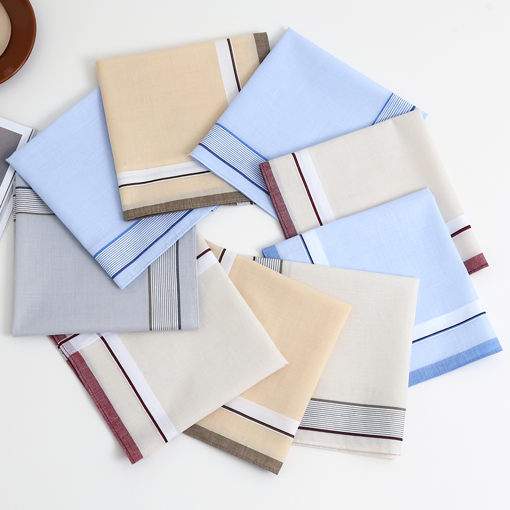 12 Packs of Men's Gentleman's  - Handkerchief Cotton Men avaliação e preço