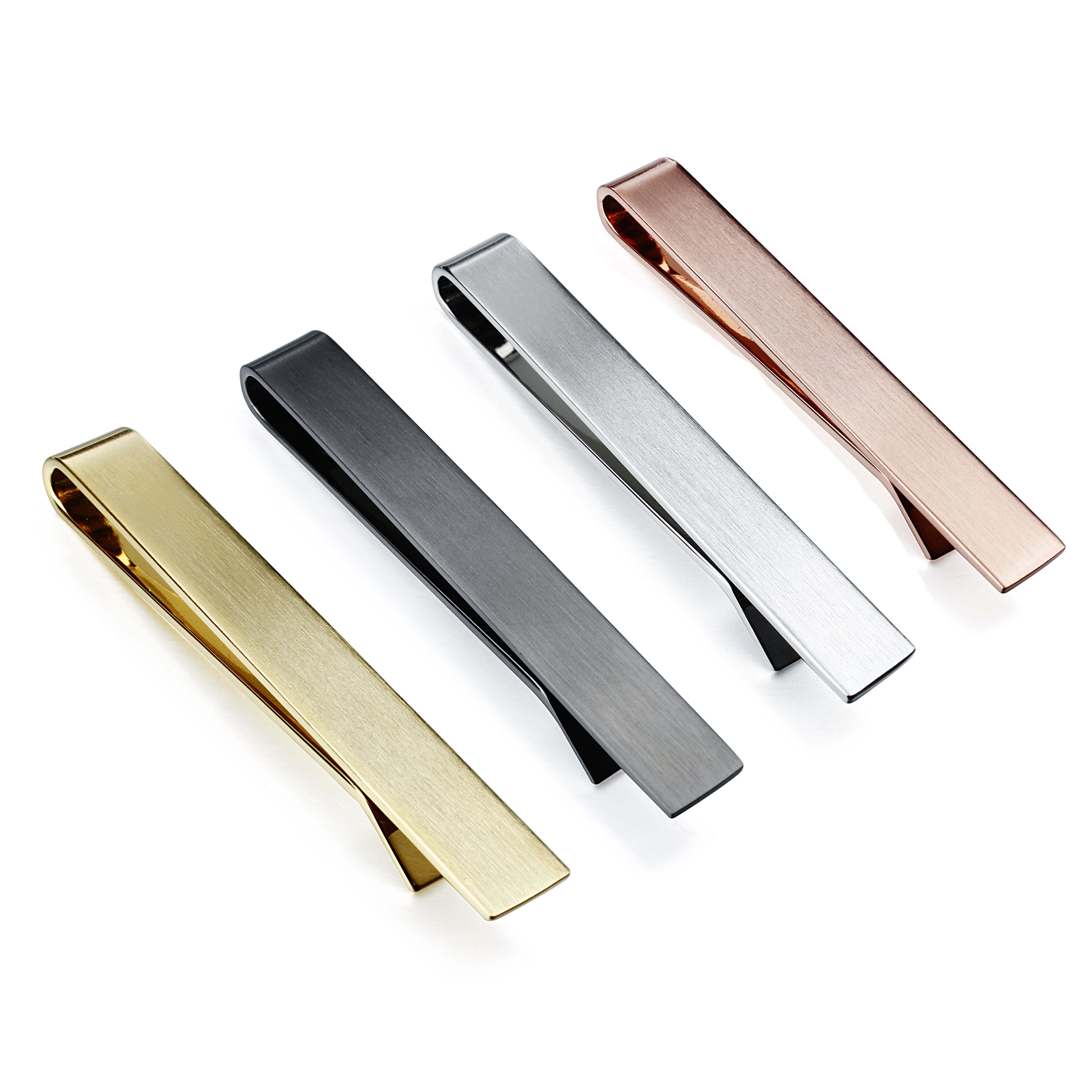 HAWSON 2 in shiny and brushTie - Tie Bar Set Gift avaliação e preço