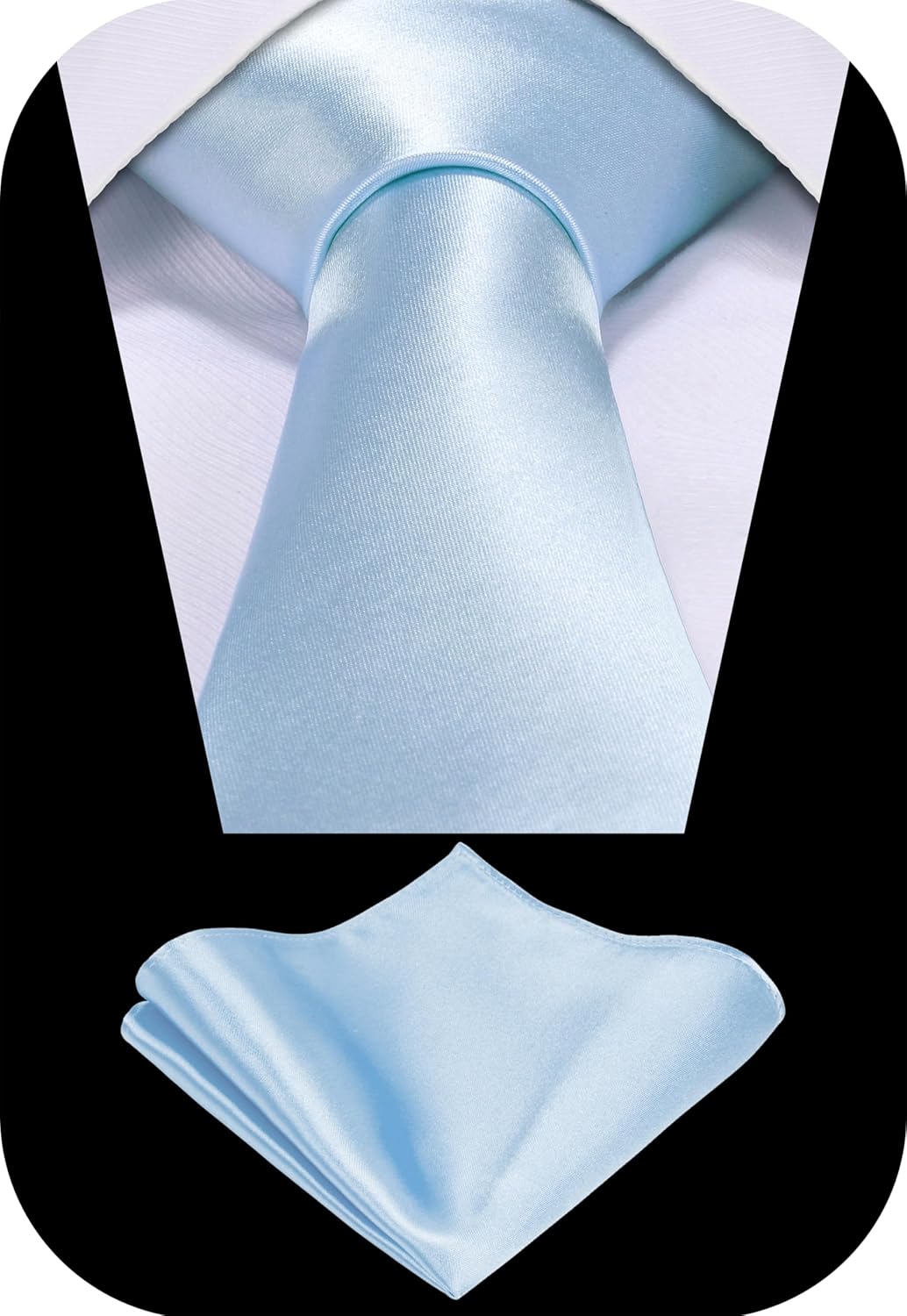 5-Piece Tie Set in White or Bl - Pocket Square Set avaliação e preço