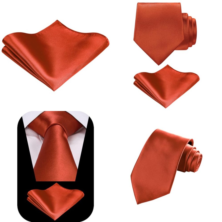 Solid Satin Woven dyed Color F - Pocket Square Set avaliação e preço