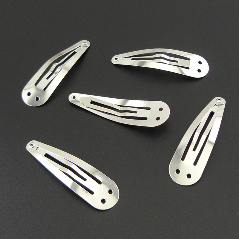 100PCS 5.0cm Silver Plain Meta - Tie Clip Silver avaliação e preço