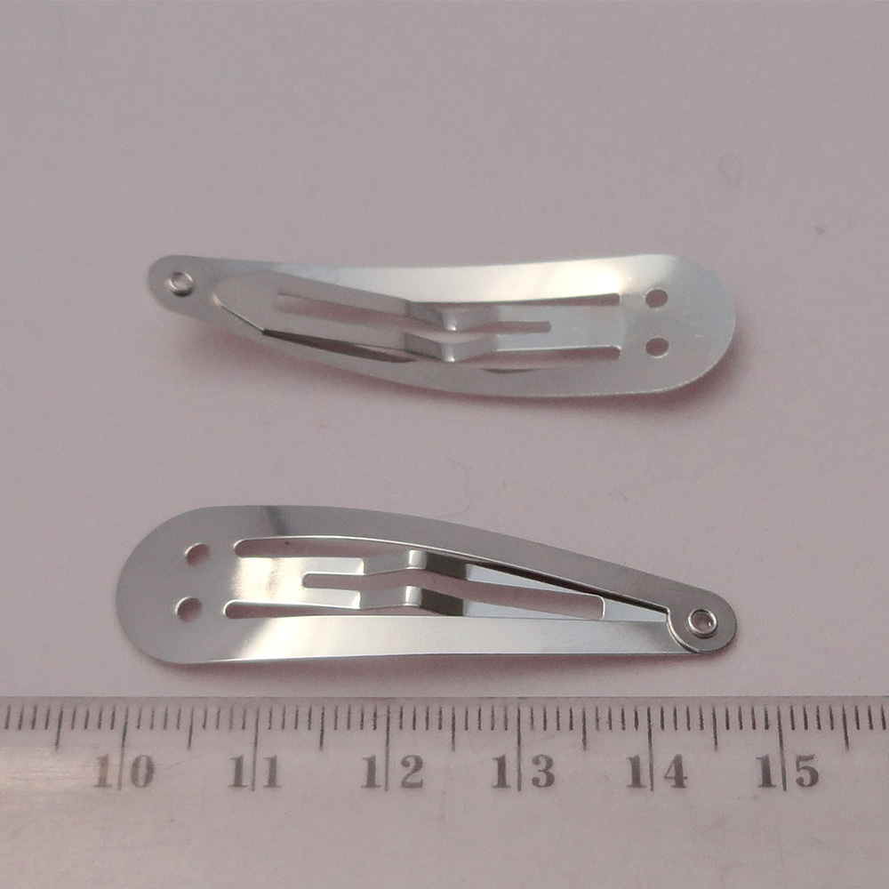 100PCS 5.0cm Silver Plain Meta - Tie Clip Silver avaliação e preço