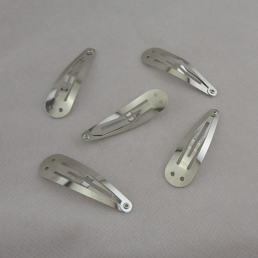 100PCS 5.0cm Silver Plain Meta - Tie Clip Silver avaliação e preço