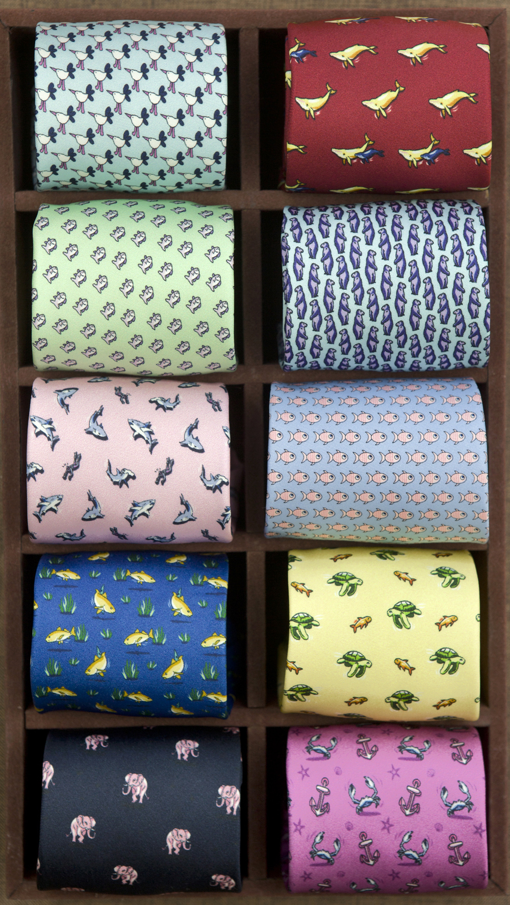Multicolor Colorful Character  - Skinny Tie Men avaliação e preço