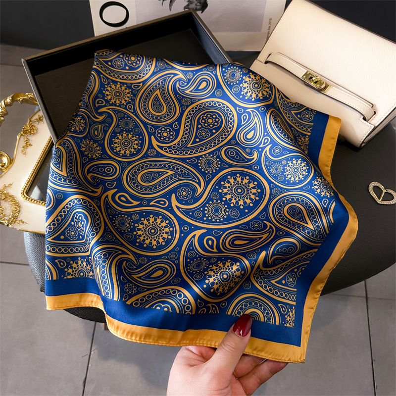 Women Silk Scarves 70*70cm Des - Silk Neck Scarf avaliação e preço