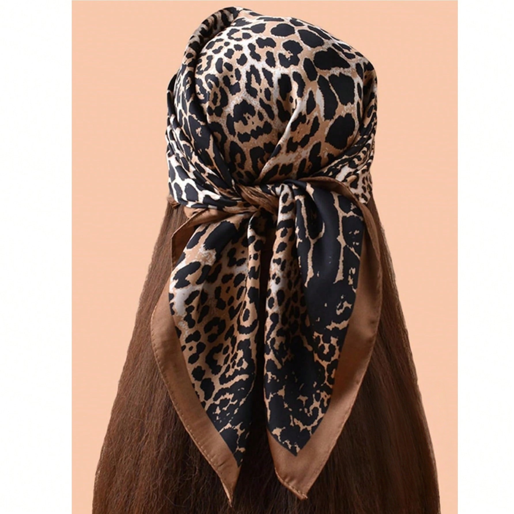1pc Luxury Brand Leopard Print - Bandana Cotton avaliação e preço
