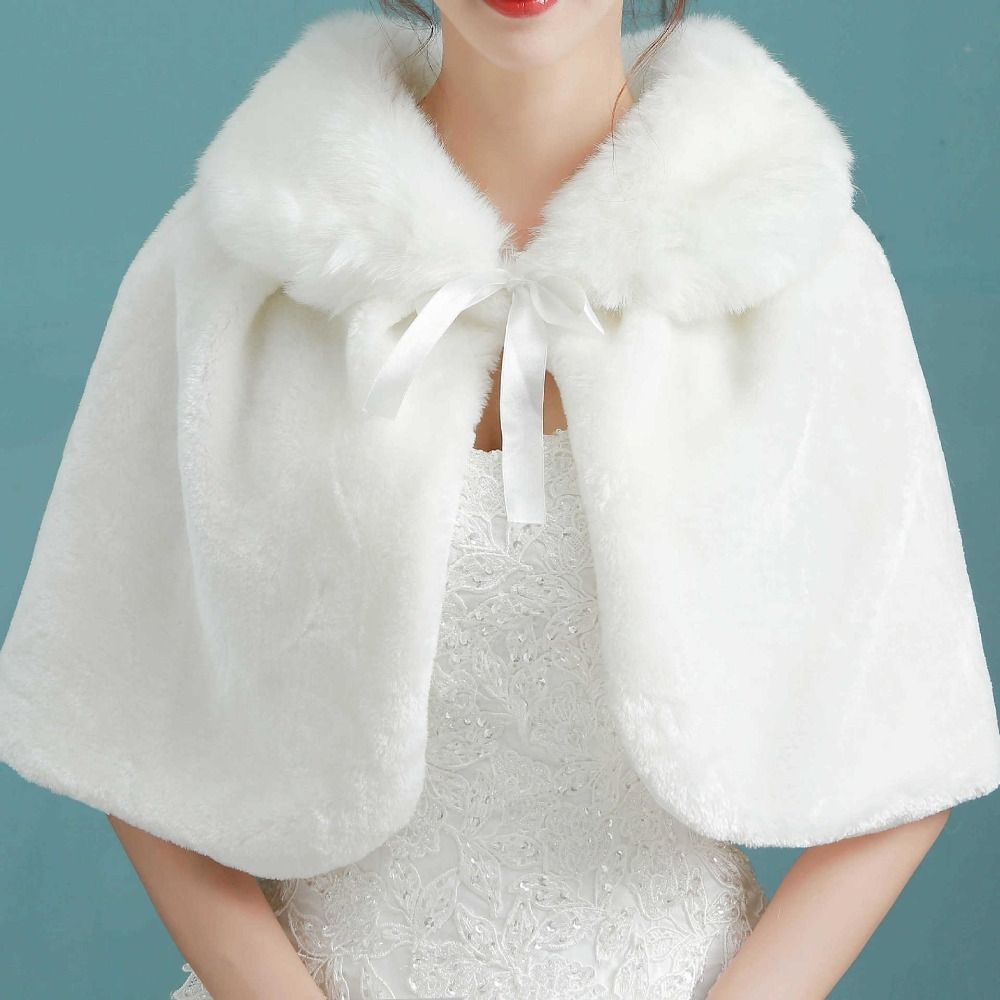 White Womens Winter Thicken Pl - Stole Wedding Shawl avaliação e preço