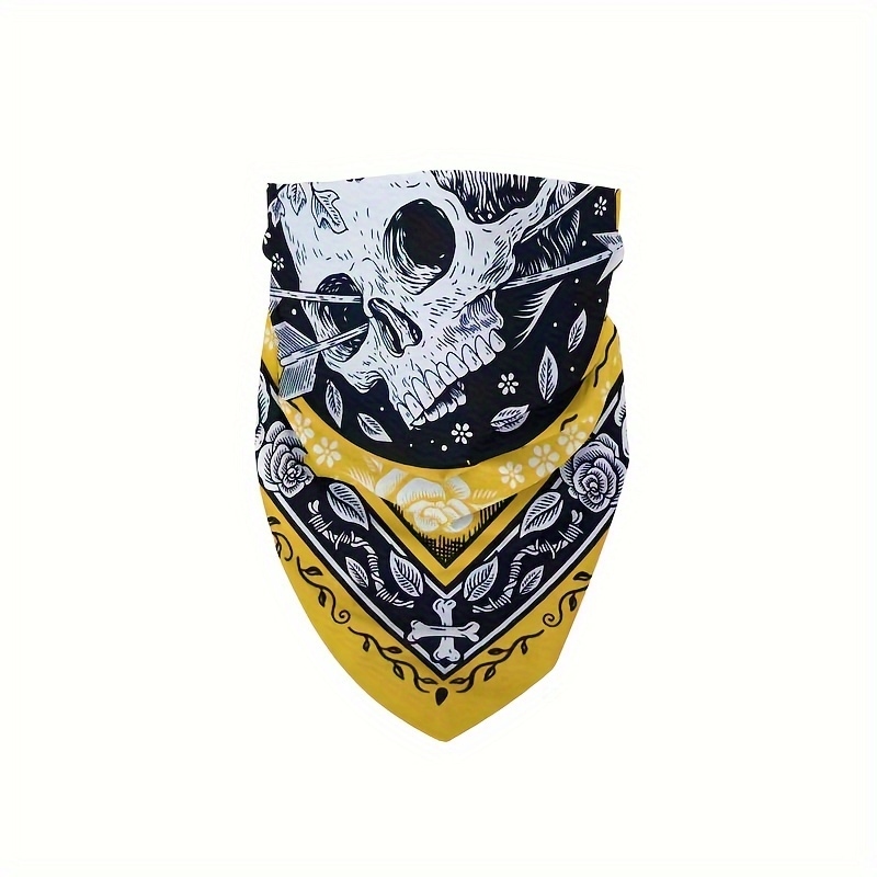 Skull Arrow Retro Headscarf Sq - Bandana Cotton avaliação e preço