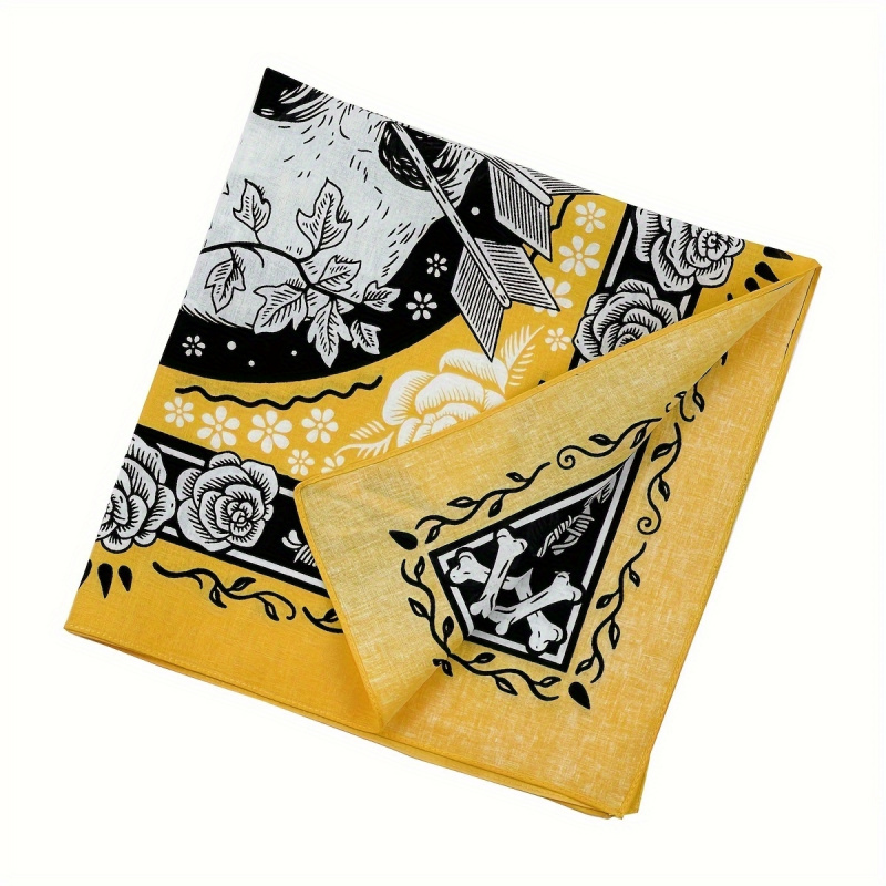 Skull Arrow Retro Headscarf Sq - Bandana Cotton avaliação e preço