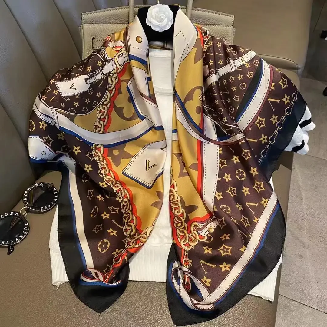 Light luxury 90 Silk scarf imi - Silk Tie Striped avaliação e preço