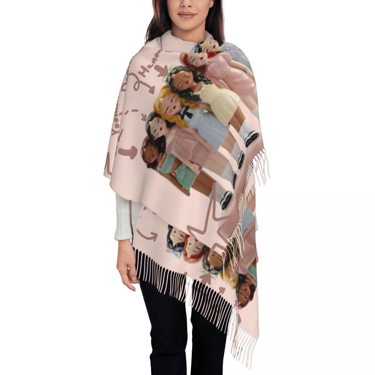 Katseye Kpop Idol Shawl Wrap W - Pashmina Wrap Large avaliação e preço