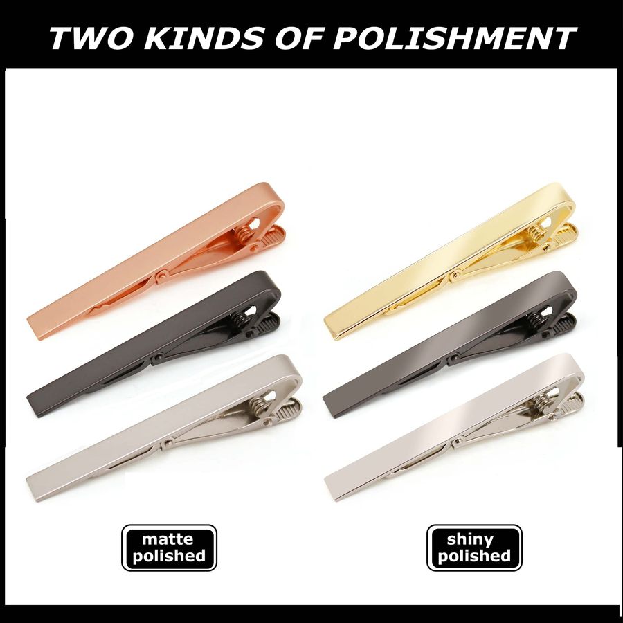 Clips for Men, 6 PACK Tie Clip - Tie Bar Set Gift avaliação e preço