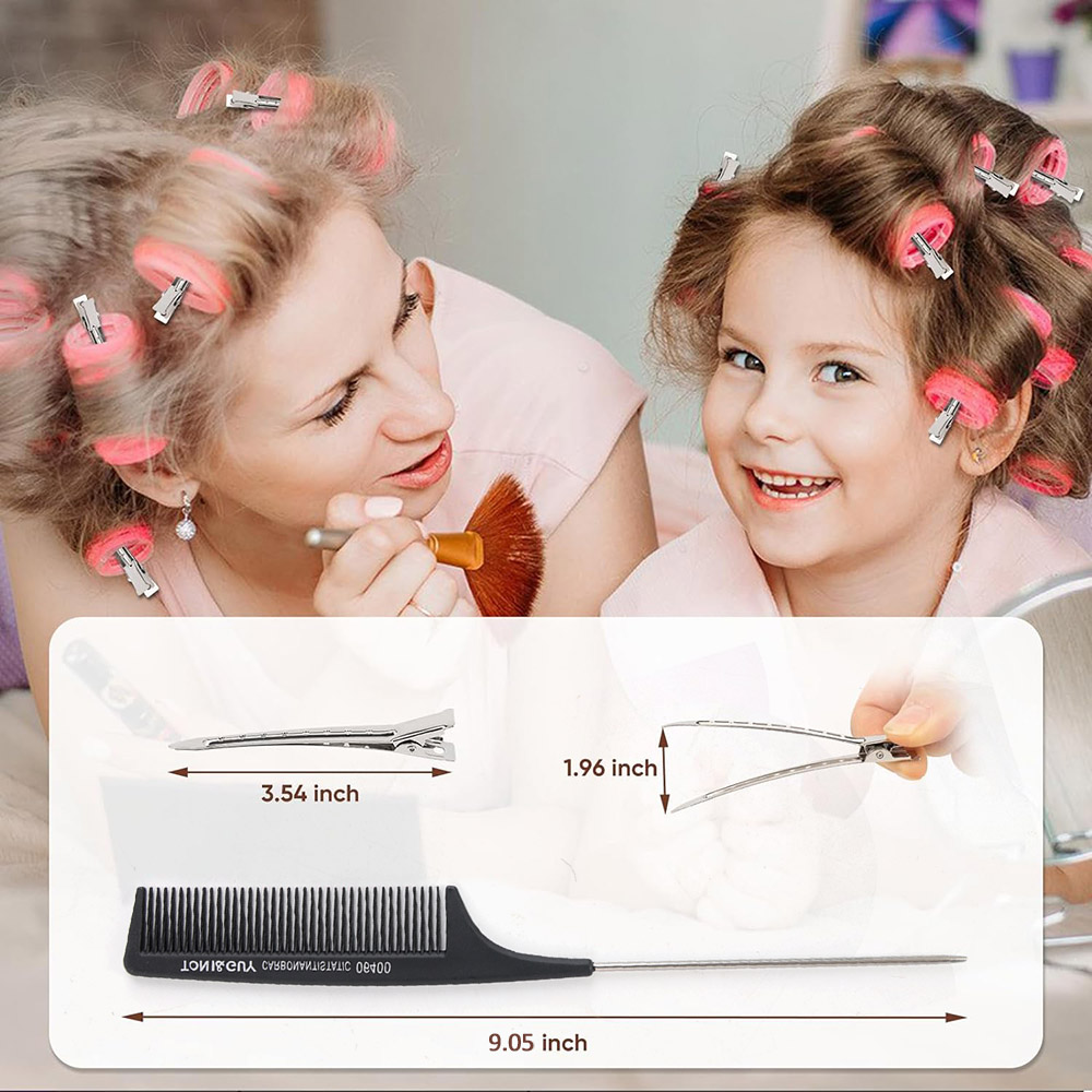 24pcs Silver Hair Clips For St - Tie Clip Silver avaliação e preço
