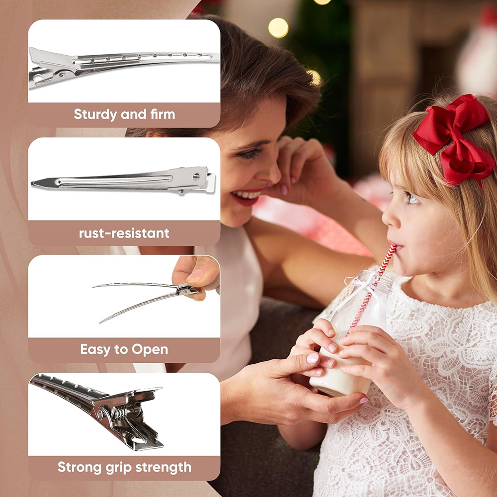 24pcs Silver Hair Clips For St - Tie Clip Silver avaliação e preço