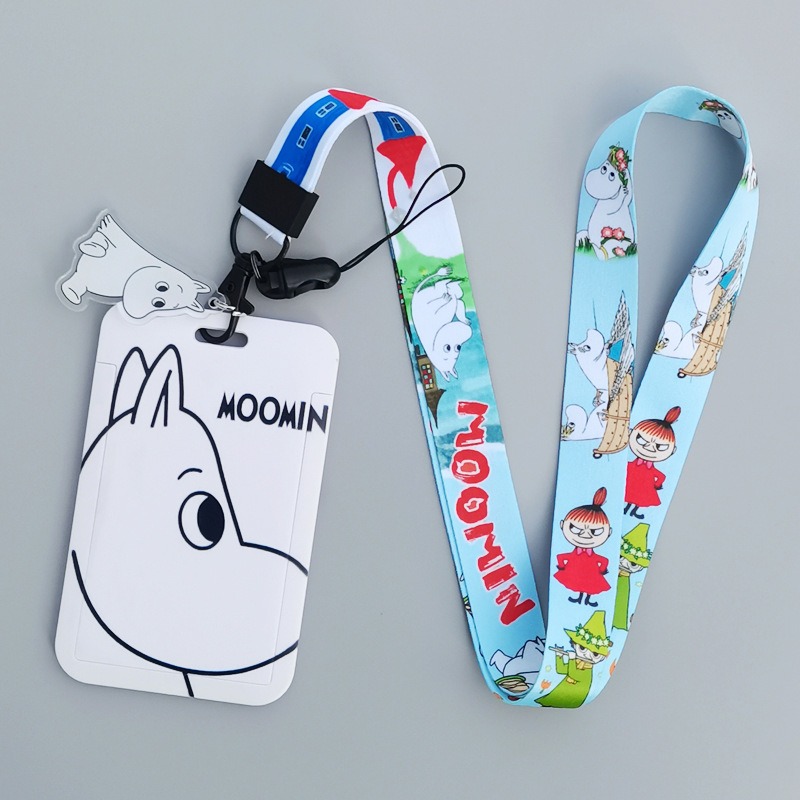 Moomin Cartoon Hard Card Holde - Lanyard Badge Holder avaliação e preço