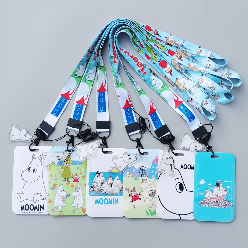 Moomin Cartoon Hard Card Holde - Lanyard Badge Holder avaliação e preço
