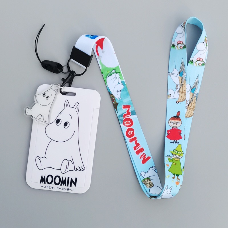 Moomin Cartoon Hard Card Holde - Lanyard Badge Holder avaliação e preço