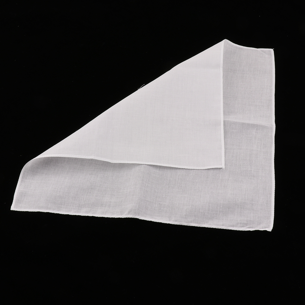 20/40pcs Plain Check Pocket Sq - Handkerchief Cotton Men avaliação e preço