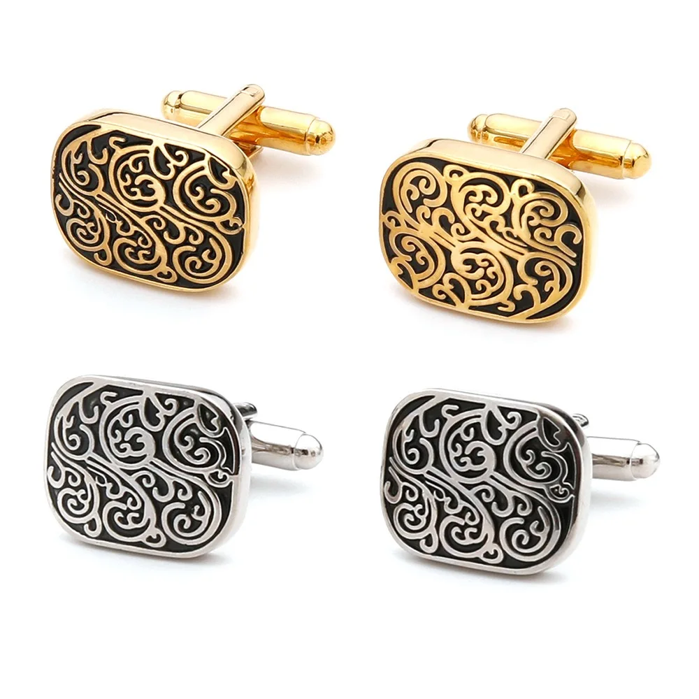High Quality Gold Cufflinks Vi - Tie Clip Silver avaliação e preço