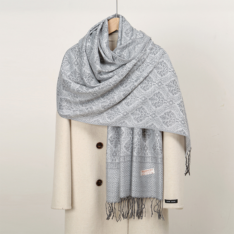 2024 Luxury Thick Cashmere Sca - Woven Scarf Blanket avaliação e preço