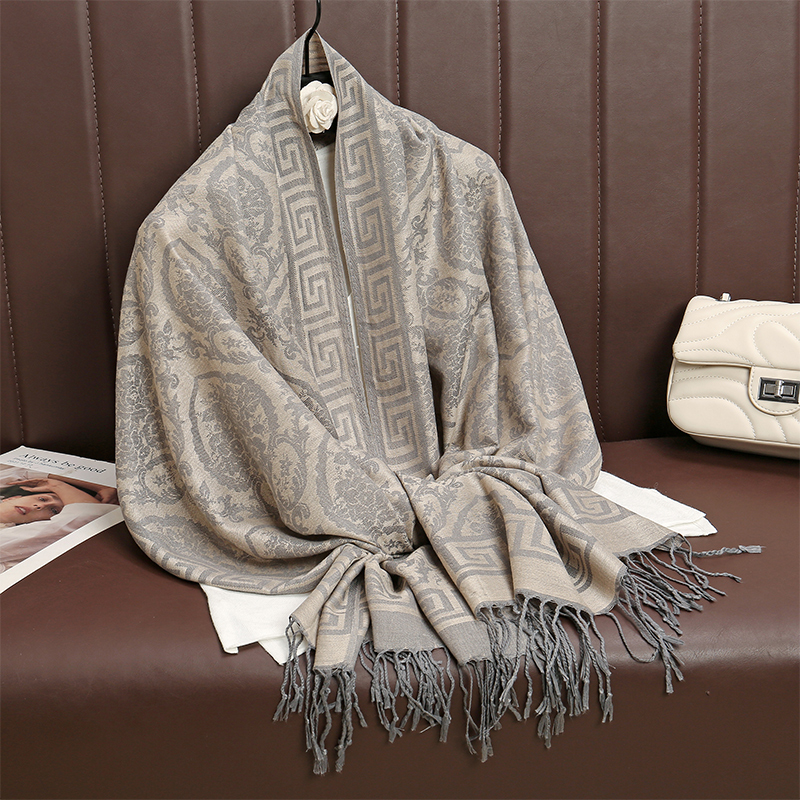 2024 Luxury Thick Cashmere Sca - Woven Scarf Blanket avaliação e preço