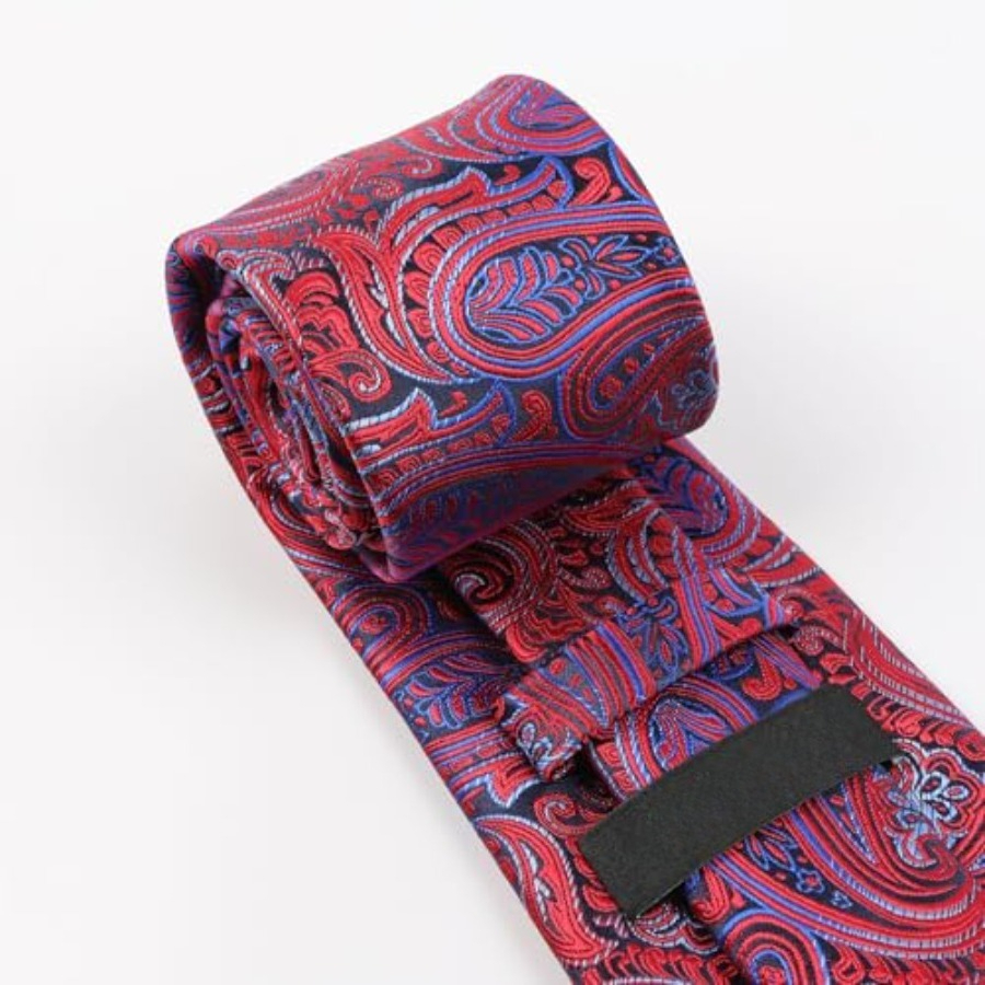 Mens Gradient Paisley Necktie  - Pocket Square Set avaliação e preço