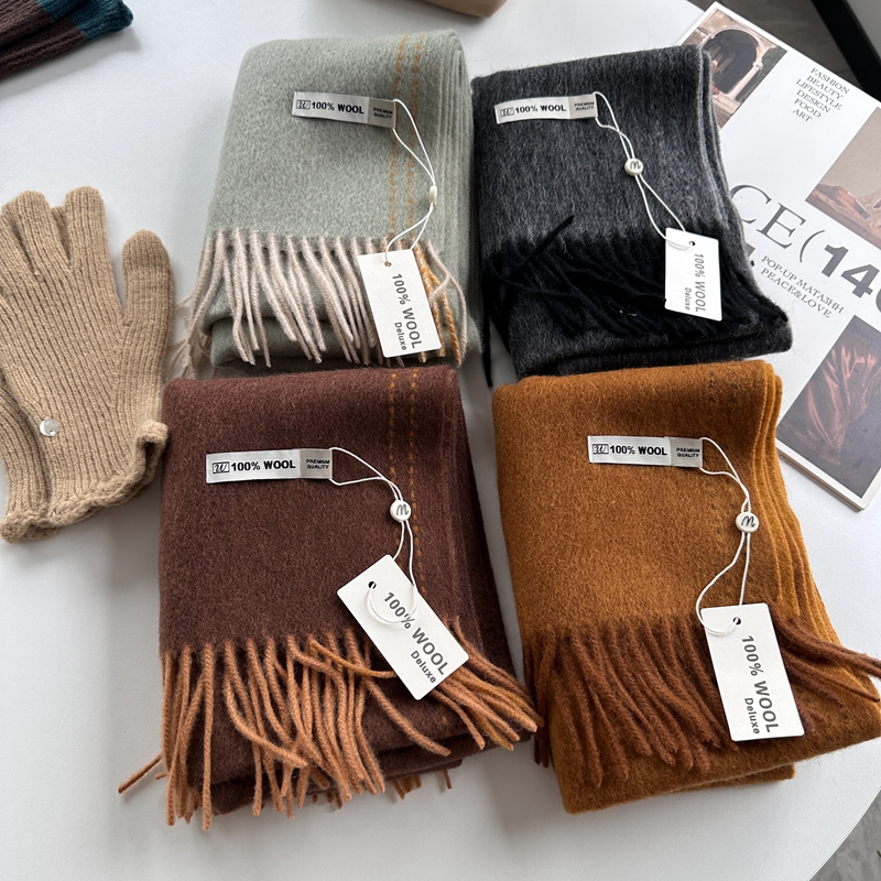 Elegant Good Quality 100% Wool - Muffler Men Wool avaliação e preço