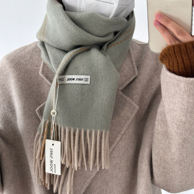 Elegant Good Quality 100% Wool - Muffler Men Wool avaliação e preço