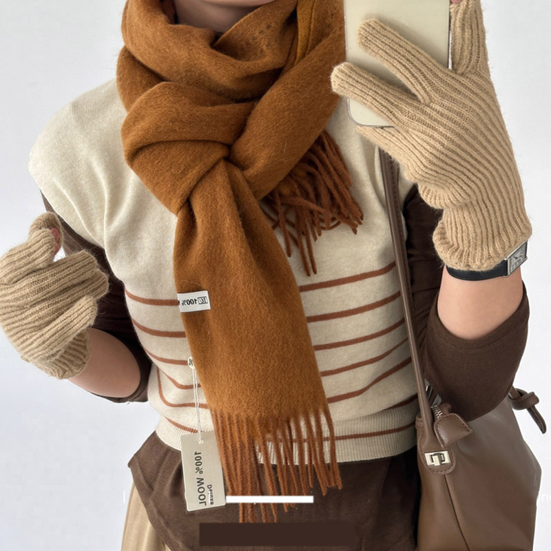 Elegant Good Quality 100% Wool - Muffler Men Wool avaliação e preço