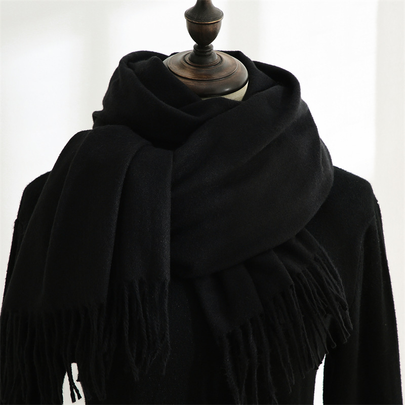 Fashion Scarf Man Winter Warm  - Muffler Men Wool avaliação e preço