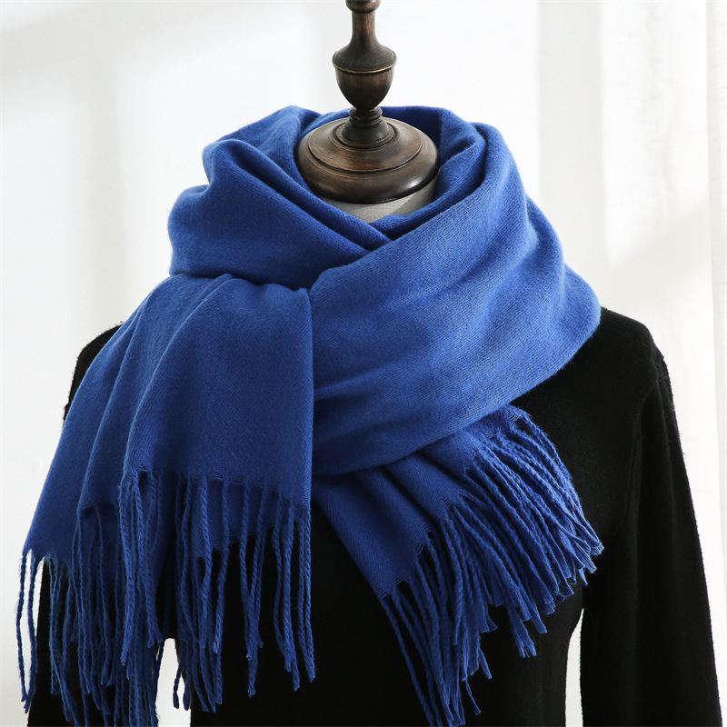 Fashion Scarf Man Winter Warm  - Muffler Men Wool avaliação e preço