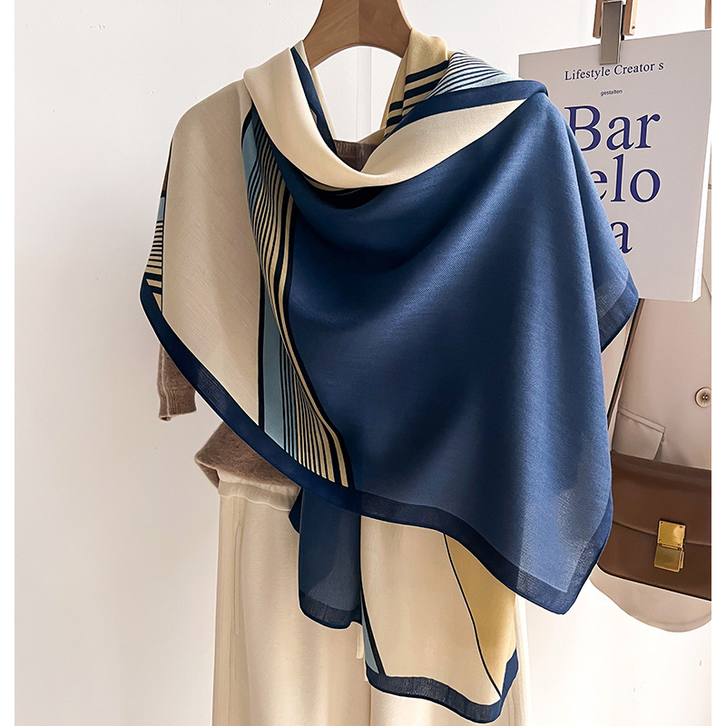 Luxury Brand Scarf  Wool Cotto - Pashmina Wrap Large avaliação e preço
