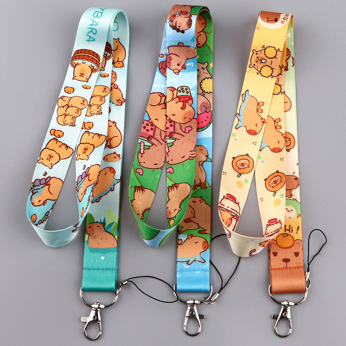 Cute Capybara Lanyards for Key - Lanyard Badge Holder avaliação e preço