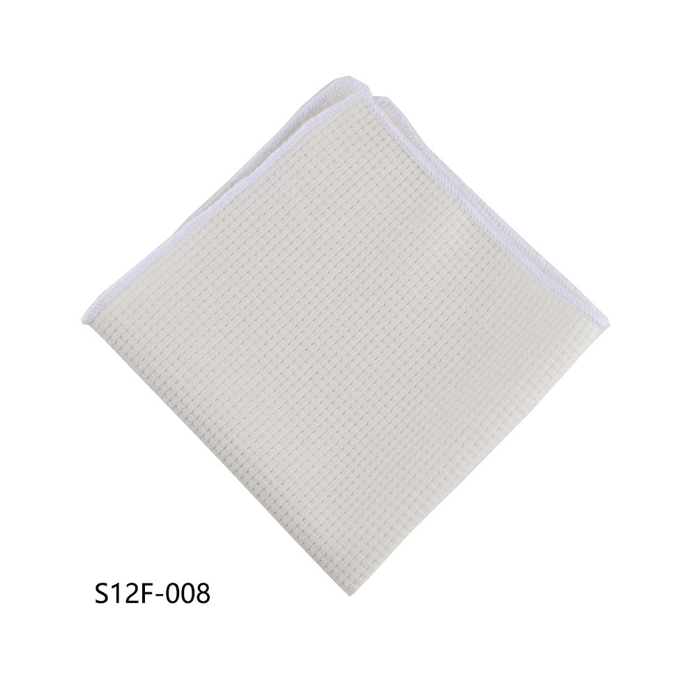 New Pure Solid Color Black Whi - Handkerchief Cotton Men avaliação e preço