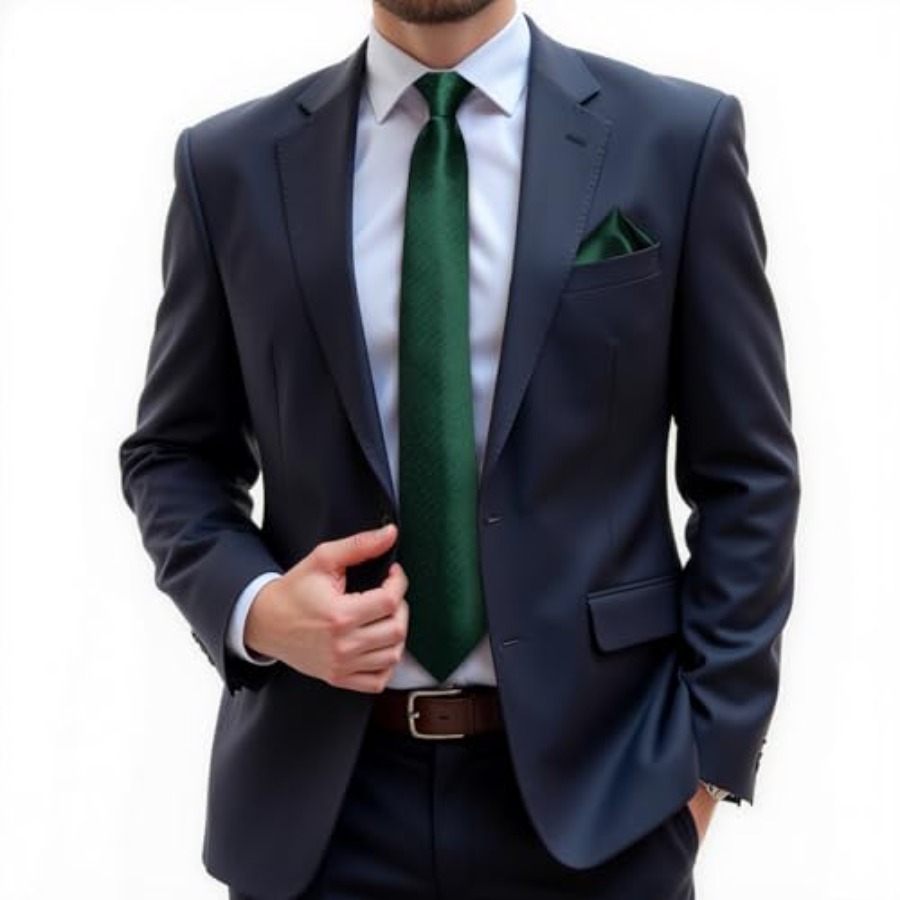 Silk Zipper Ties for Men,Paisl - Pocket Square Set avaliação e preço